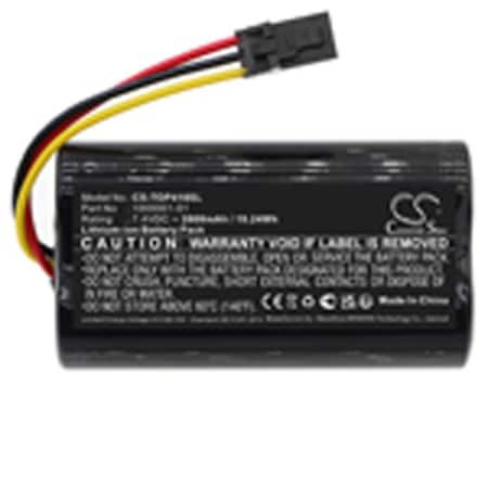 Survey Testing Equipment Battery, Replacement For Cameronsino, Cs-Top410Sl